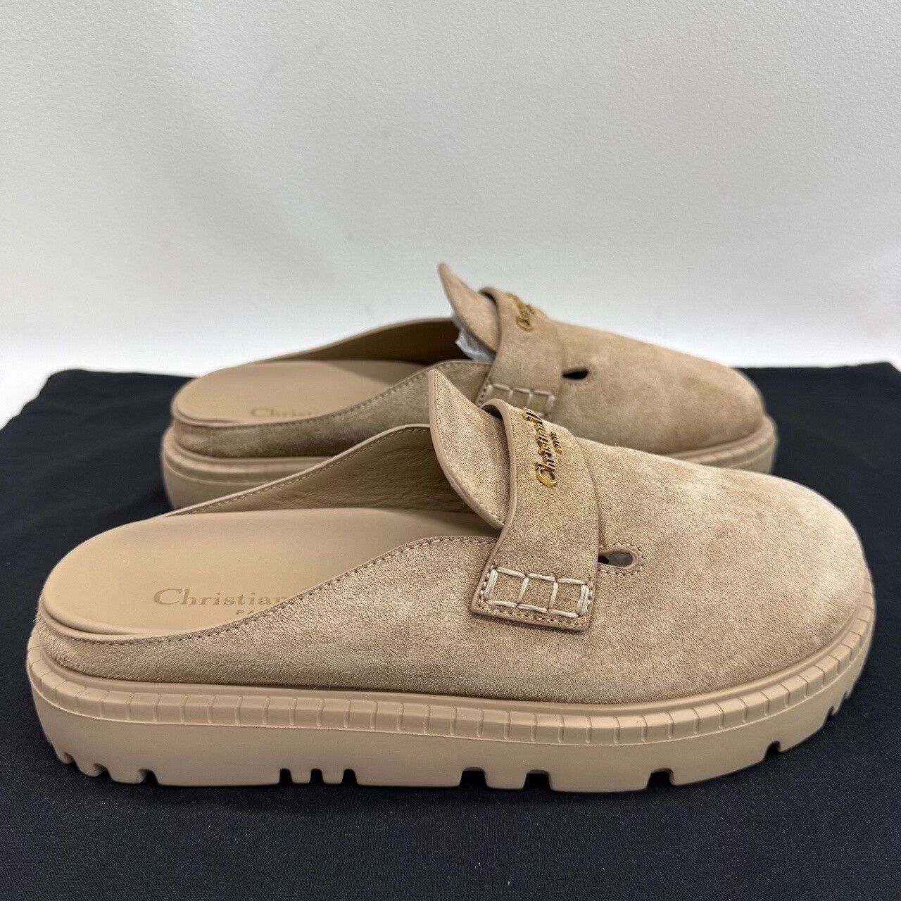Dior Dior Suede Mules Size 37 Size US 7 / IT 37 - 5 Thumbnail