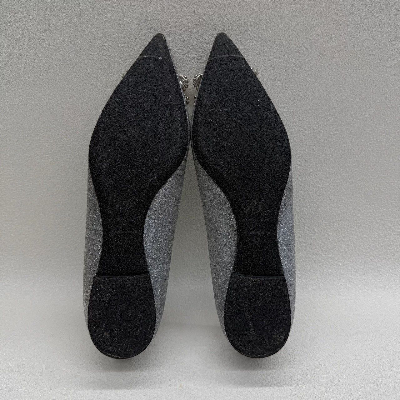 Roger Vivier Roger Vivier Glitter Crystal Buckle Flats Size 37 Size US 7 / IT 37 - 8 Thumbnail