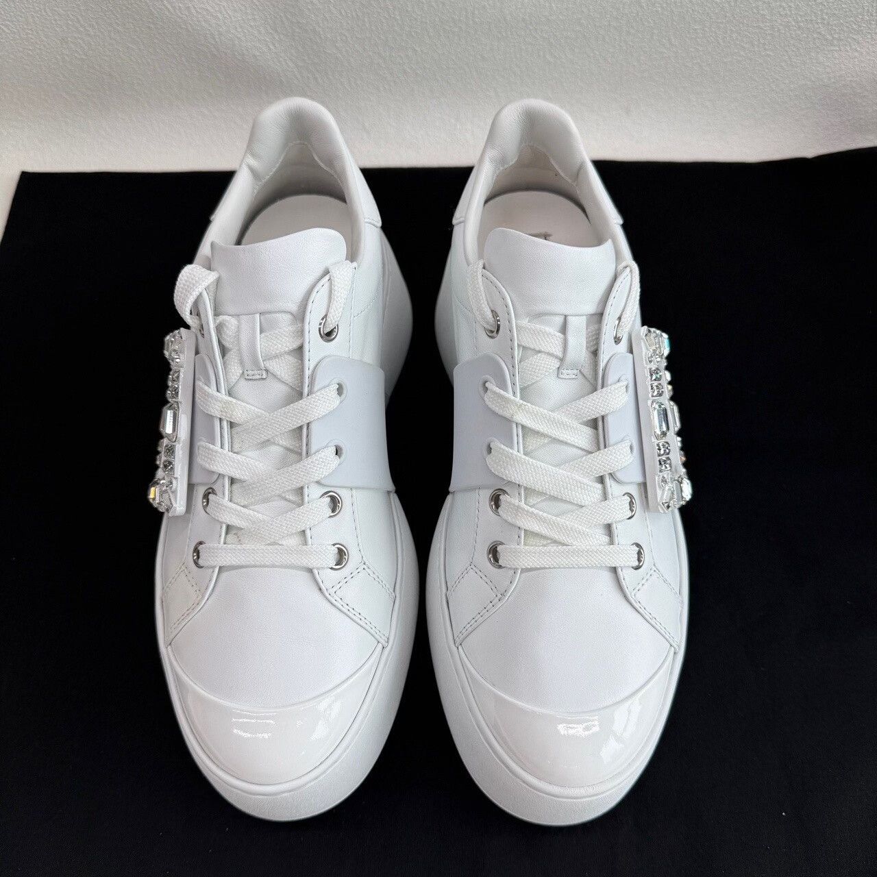 Roger Vivier Roger Vivier Viv' Skate Crystal Buckle Sneakers Size 36.5 Size US 6.5 / IT 36.5 - 3 Thumbnail