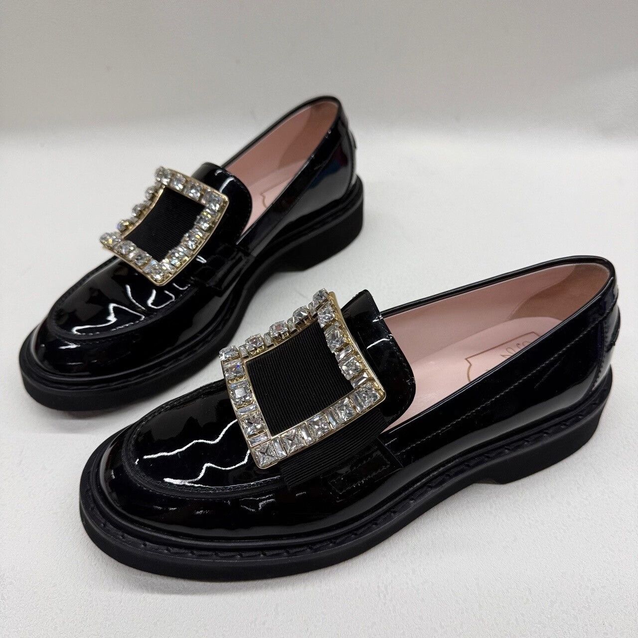 Roger Vivier Roger Vivier Patent Crystal Loafers Size 38 Size US 8 / IT 38 - 2 Thumbnail