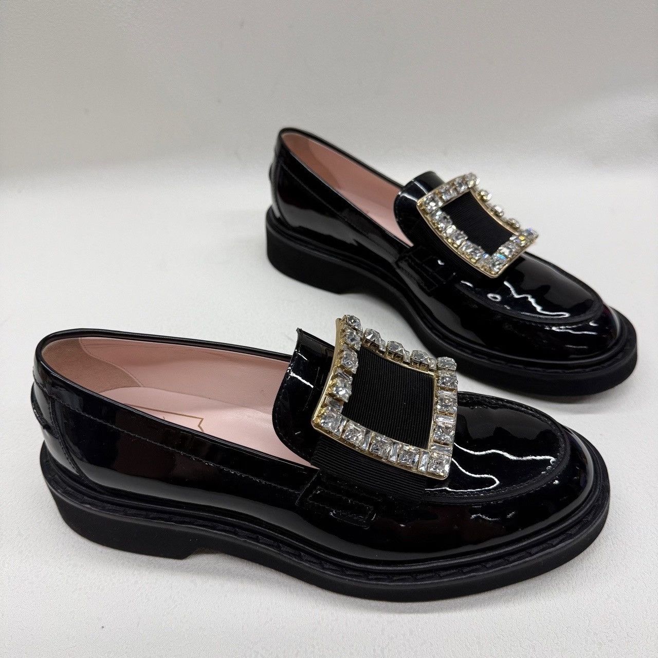 Roger Vivier Roger Vivier Patent Crystal Loafers Size 38 Size US 8 / IT 38 - 4 Thumbnail
