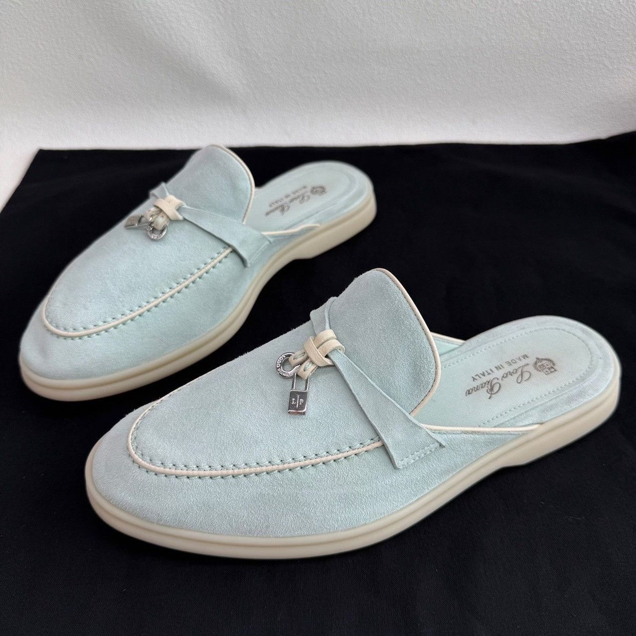 Loro Piana Loro Piana Summer Charms Suede Mules Size 37 Size US 7 / IT 37 - 2 Thumbnail