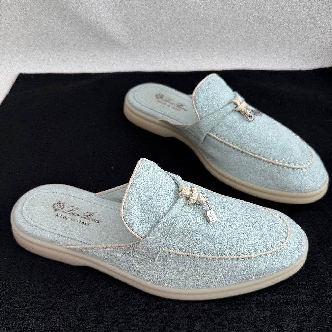 Loro Piana Loro Piana Summer Charms Suede Mules Size 37 Size US 7 / IT 37 - 4 Thumbnail