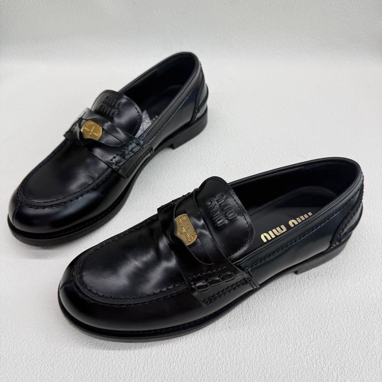 Miu Miu Miu Miu Penny Loafers Size 38 Size US 8 / IT 38 - 2 Thumbnail