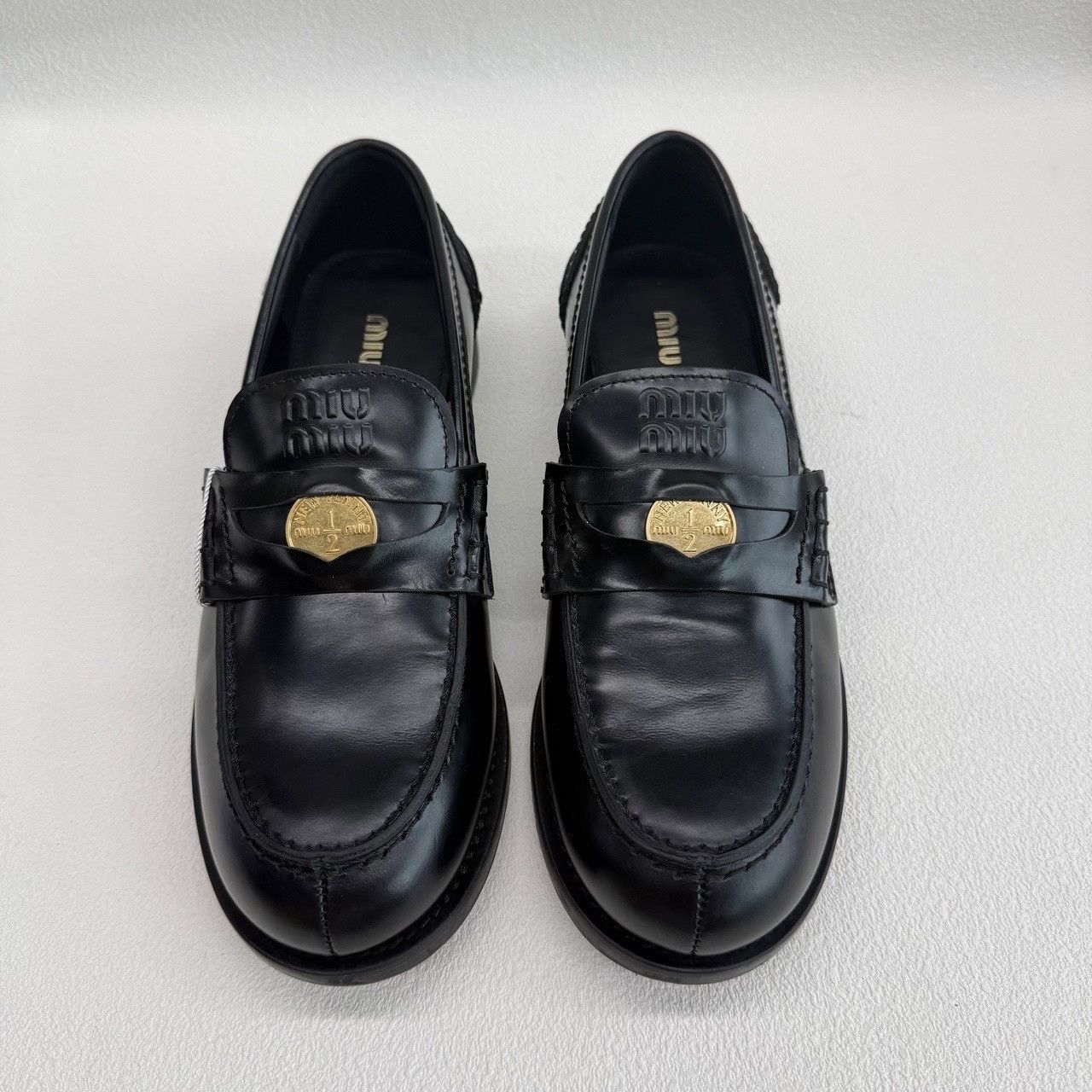 Miu Miu Miu Miu Penny Loafers Size 38 Size US 8 / IT 38 - 3 Thumbnail