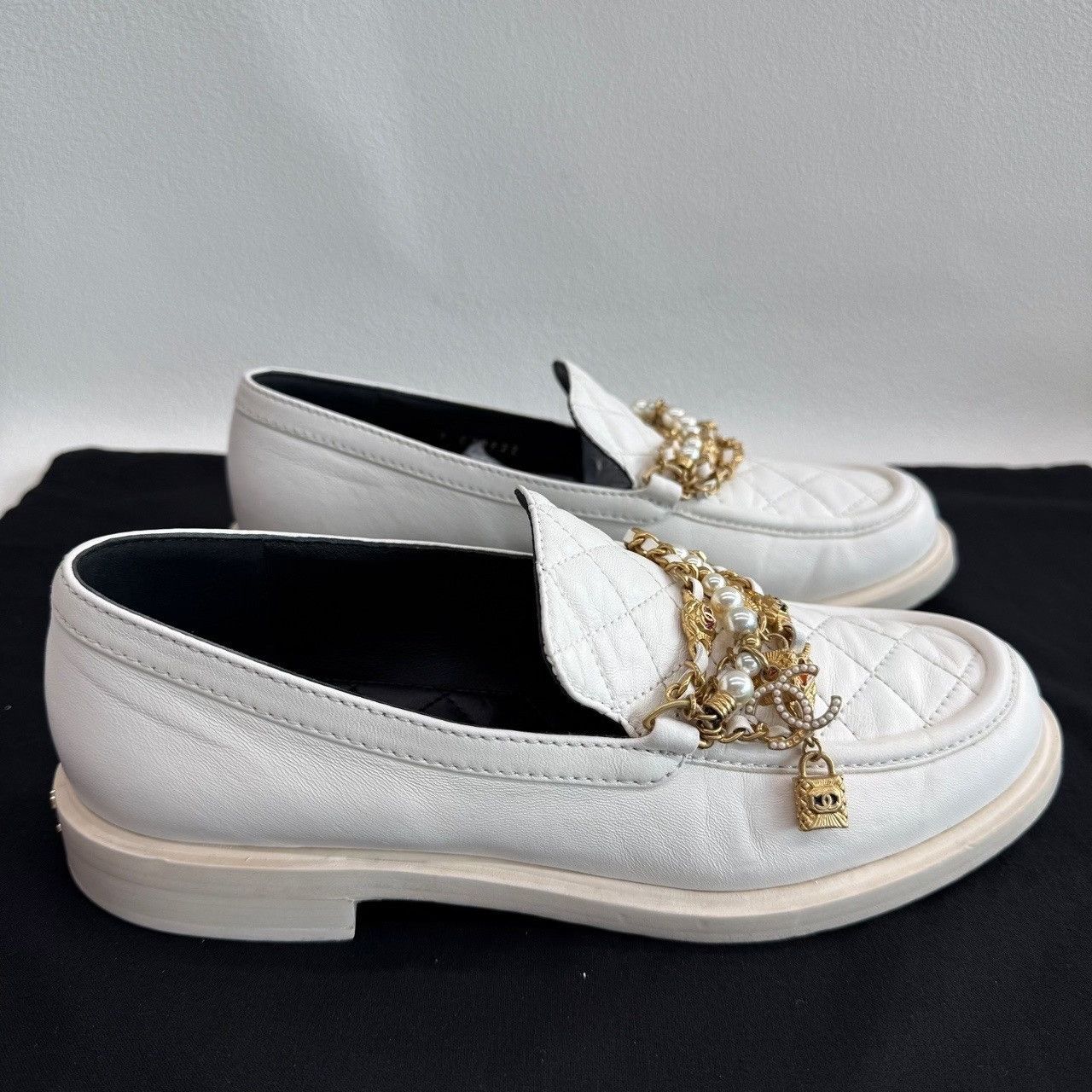 Chanel Chanel Quilted Chain Loafers Size 38C Size US 8 / IT 38 - 5 Thumbnail
