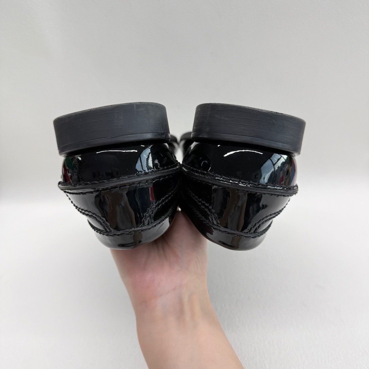 Miu Miu Miu Miu Patent Leather Penny Loafers Size 37.5 Size US 7.5 / IT 37.5 - 7 Thumbnail