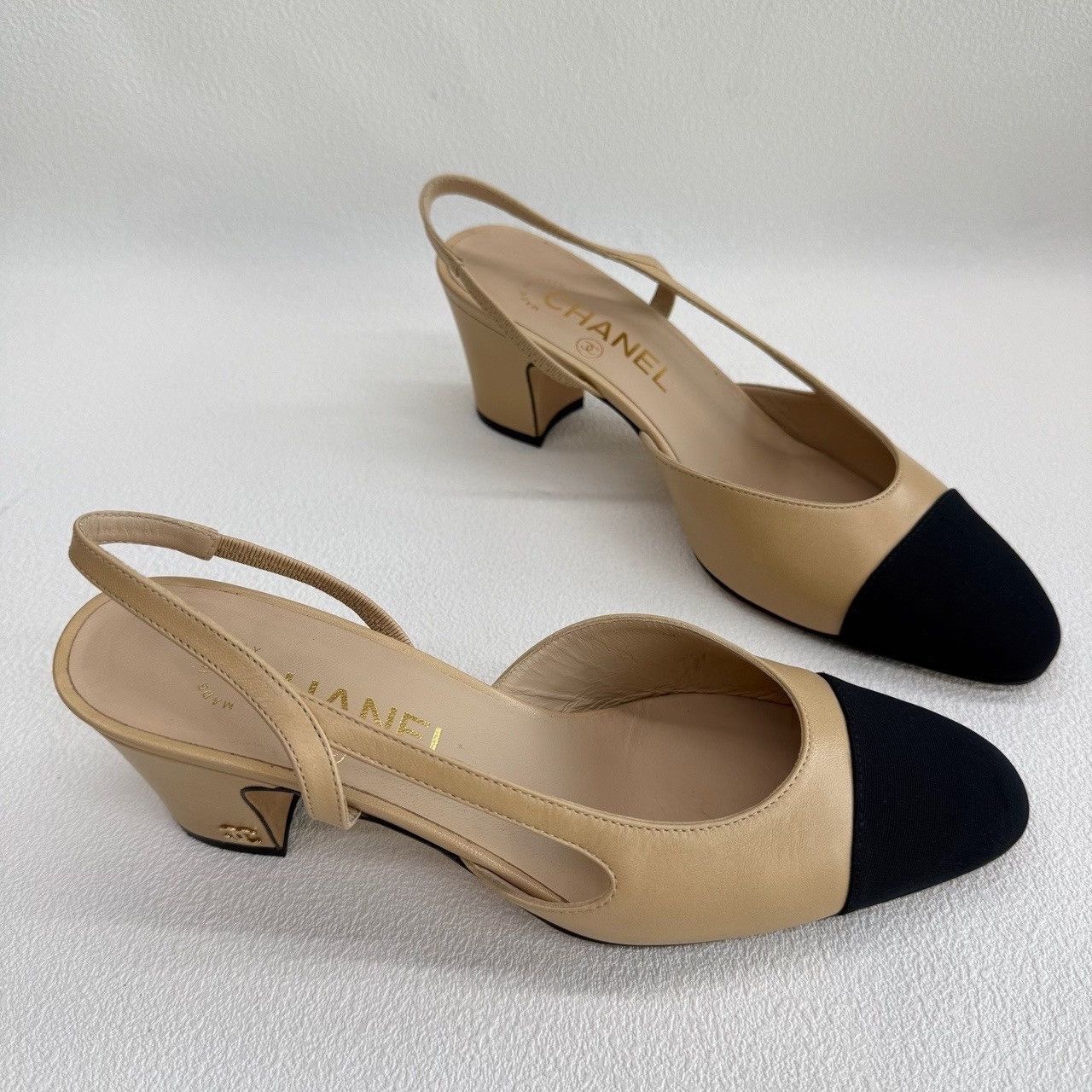 Chanel Chanel Slingback Heels Size 37 Size US 7 / IT 37 - 4 Thumbnail