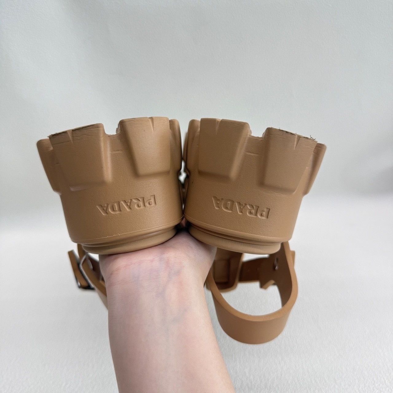 Prada Prada Monolith Rubber Sandals Size 36 Size US 6 / IT 36 - 7 Thumbnail