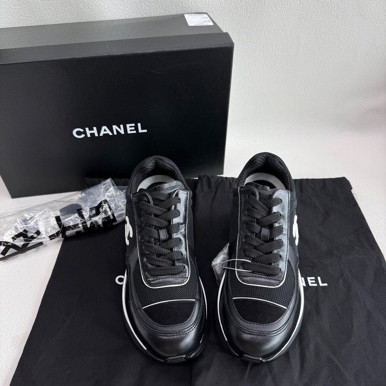 Chanel Chanel CC Logo Heeled Sneakers Size 36.5 Size US 5.5 / IT 35.5 - 2 Thumbnail