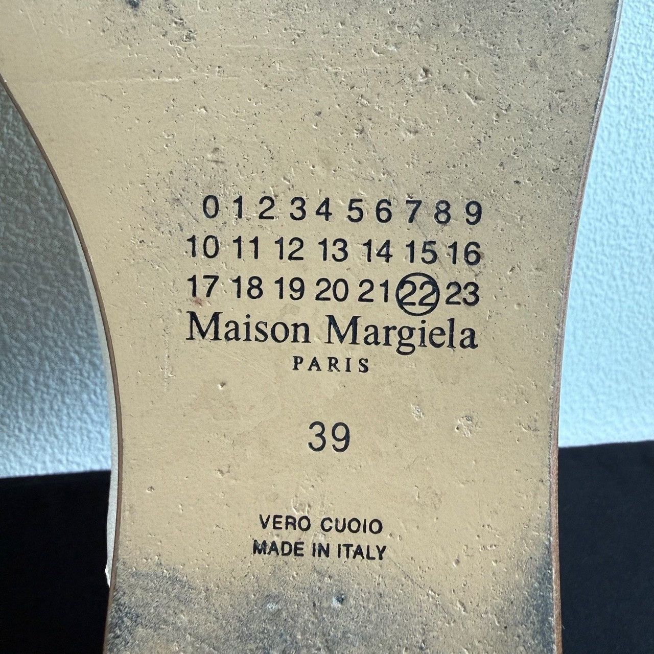Maison Margiela Maison Margiela Tabi Leather Slip On Mules Size 39 Size US 9 / IT 39 - 9 Thumbnail