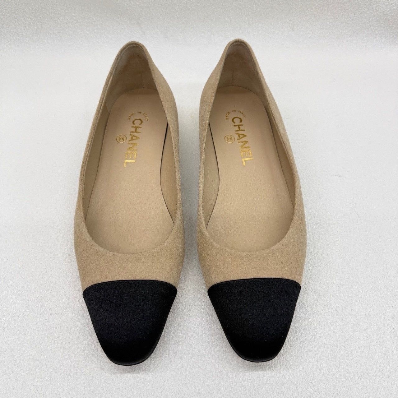 Chanel Chanel Suede Cap Toe Ballet Flats Size 38 Size US 8 / IT 38 - 3 Thumbnail