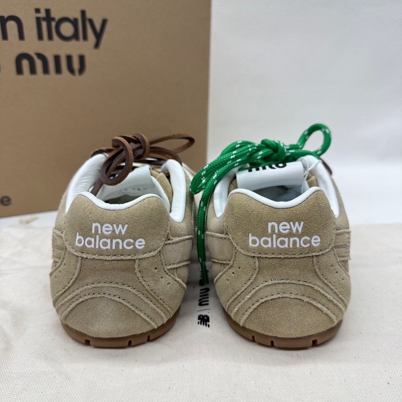 Miu Miu × New Balance Miu Miu x New Balance Suede Sneakers Size 36.5 Size US 6.5 / IT 36.5 - 7 Thumbnail