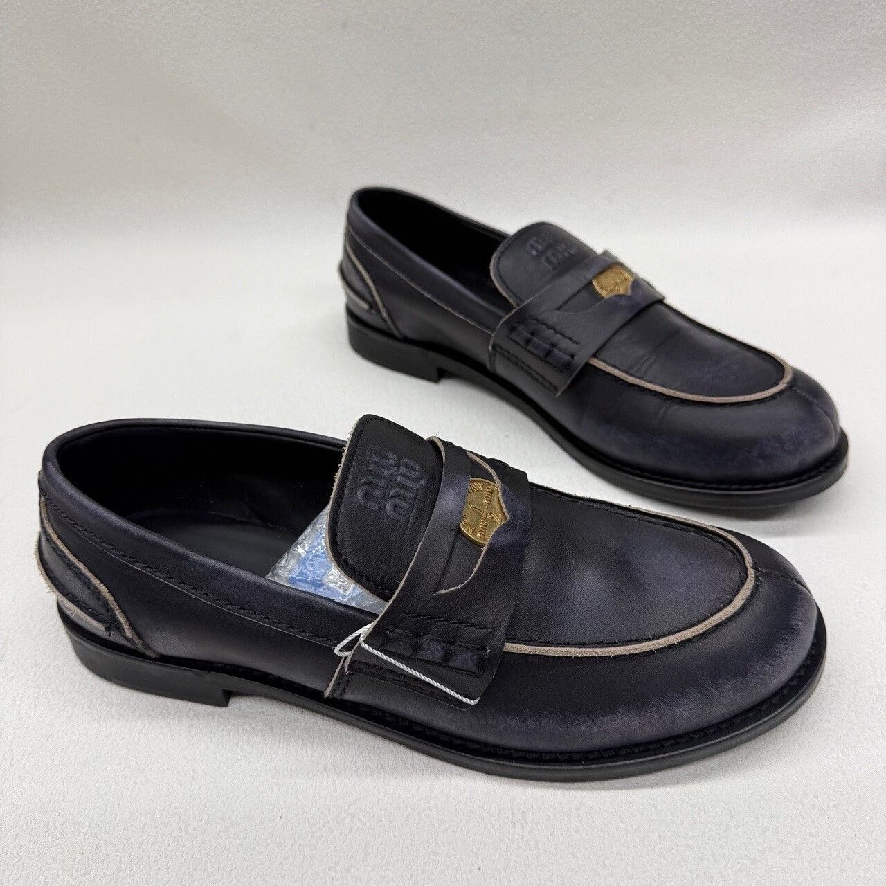 Miu Miu Miu Miu Coin Leather Loafers Size 39 Size US 9 / IT 39 - 4 Thumbnail