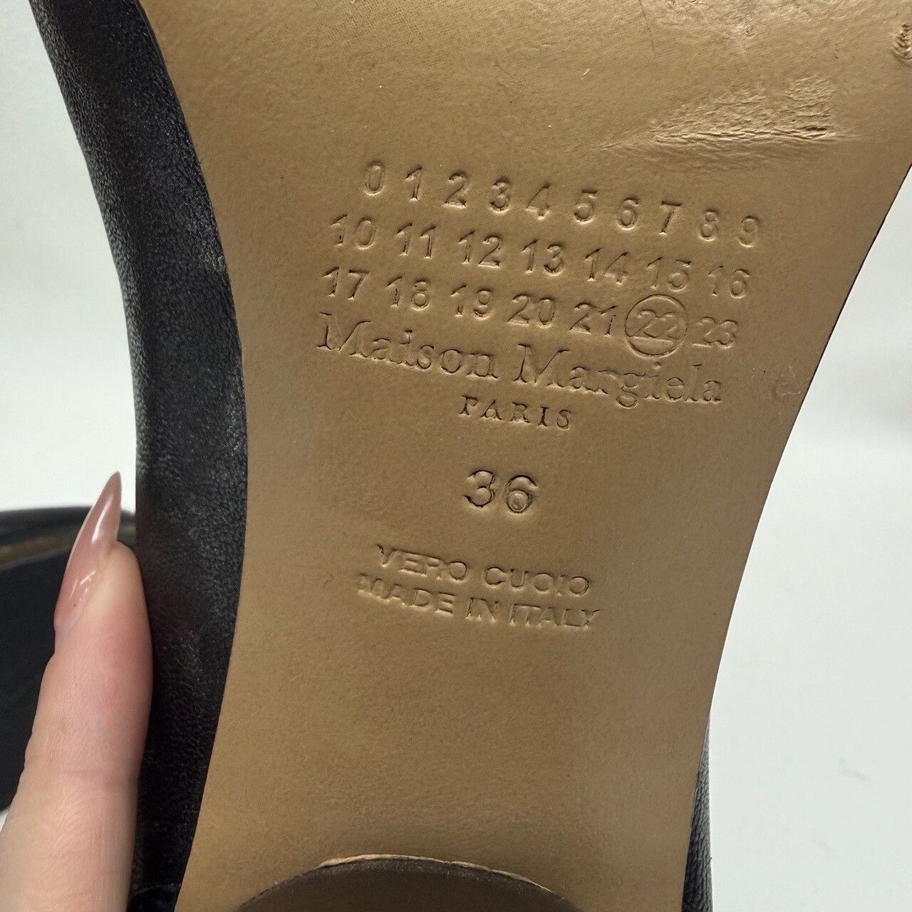 Maison Margiela Maison Margiela Black Leather Tabi Boots Size 36 Size US 6 / IT 36 - 9 Thumbnail
