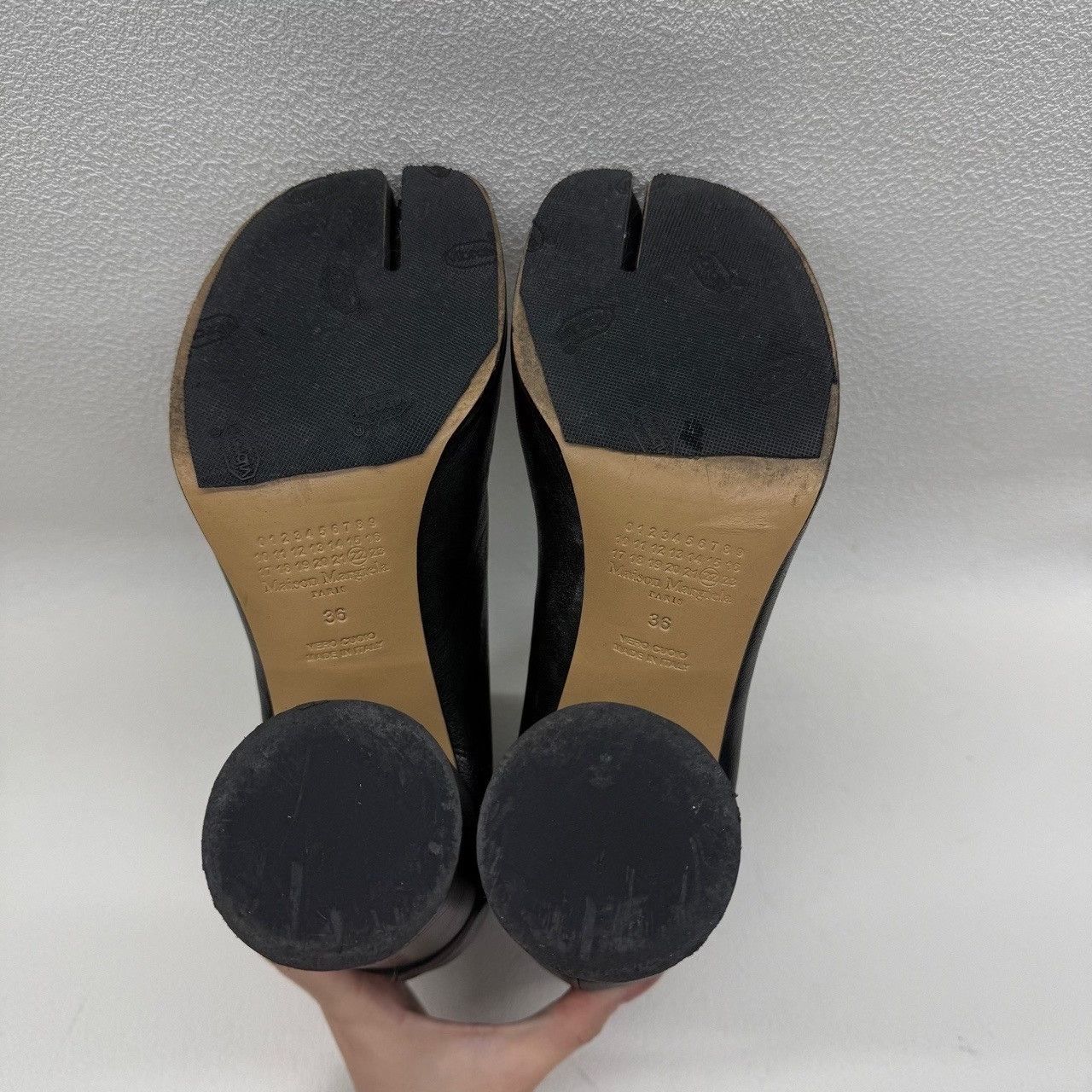 Maison Margiela Maison Margiela Black Leather Tabi Boots Size 36 Size US 6 / IT 36 - 6 Thumbnail