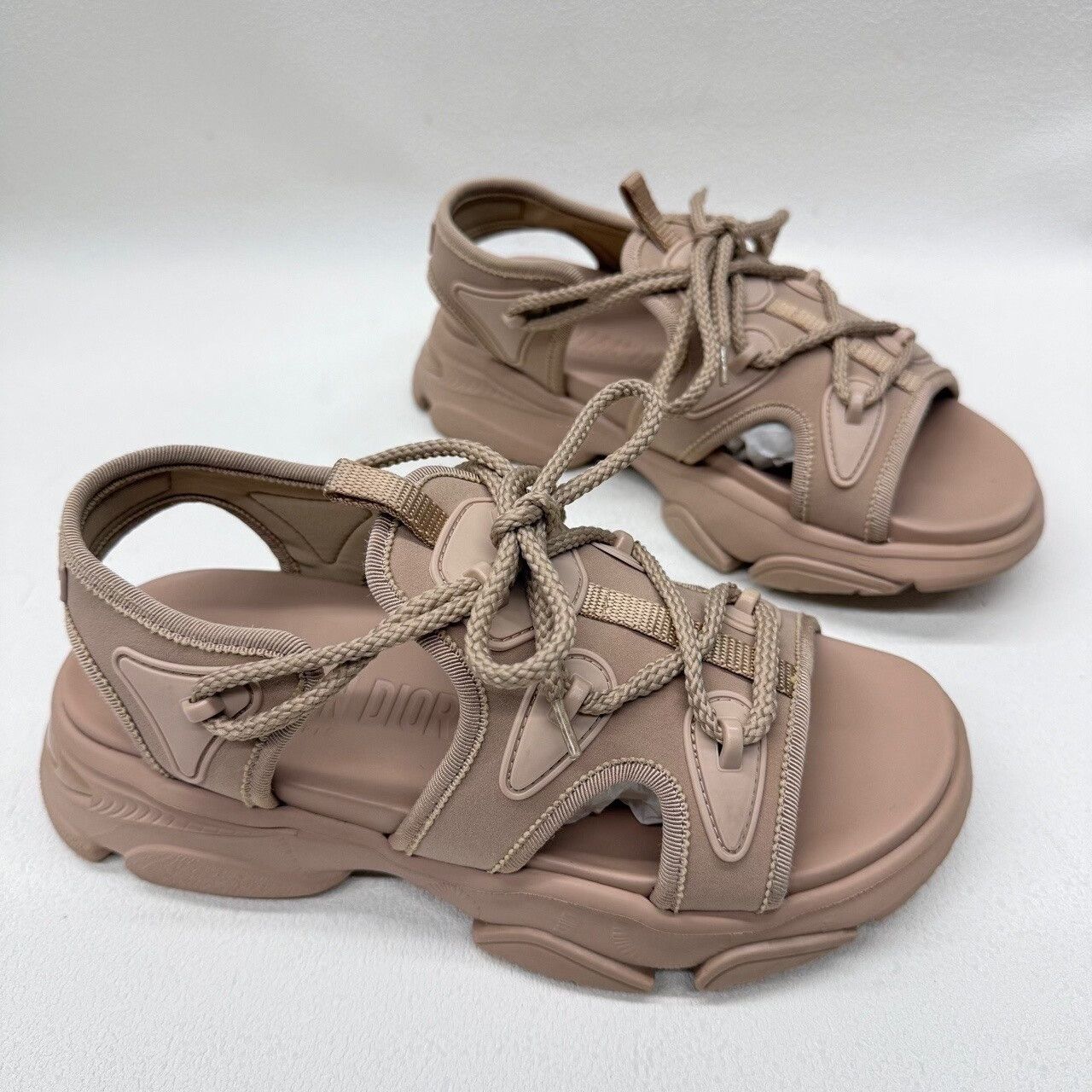 Dior Dior D-Connect Sandals Beige Size 37 Size US 7 / IT 37 - 4 Thumbnail