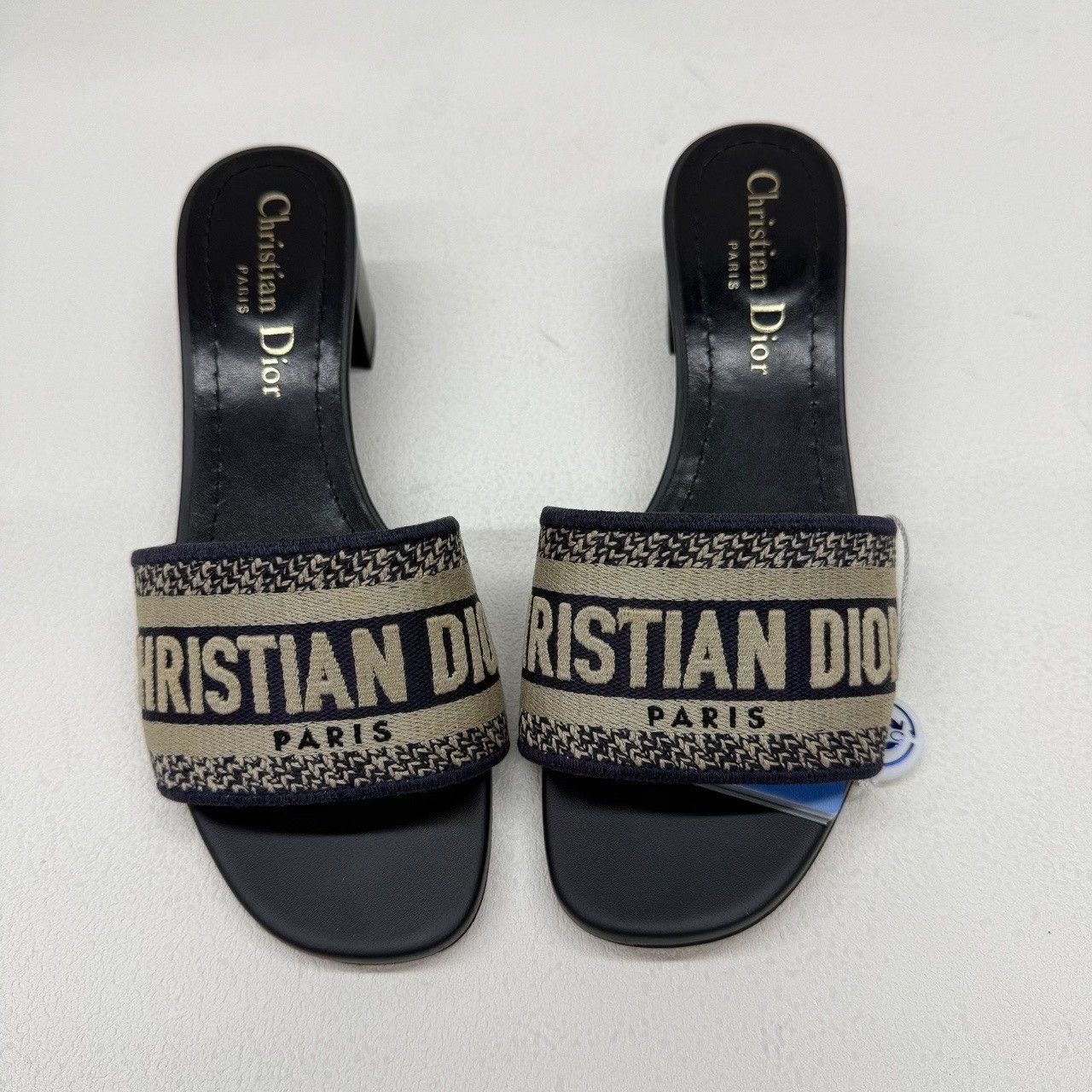 Dior Dior Embroidered Dway Mules Size 34.5 Size US 4.5 / IT 34.5 - 10 Thumbnail