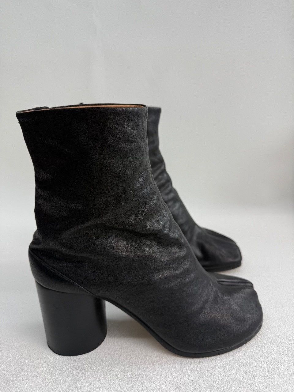Maison Margiela Maison Margiela Black Leather Tabi Boots Size 36 Size US 6 / IT 36 - 5 Thumbnail