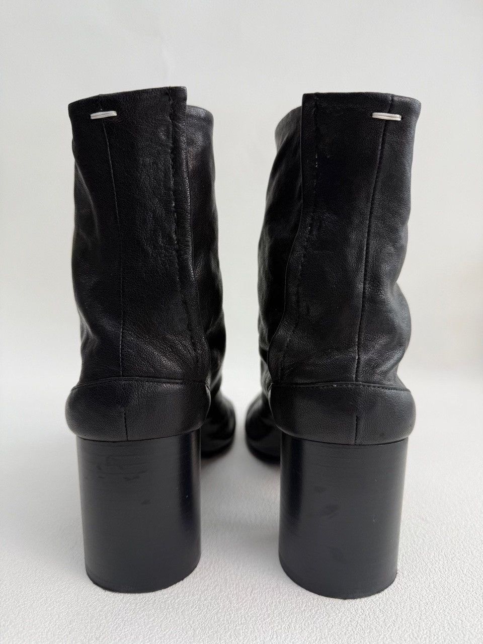 Maison Margiela Maison Margiela Black Leather Tabi Boots Size 36 Size US 6 / IT 36 - 6 Thumbnail