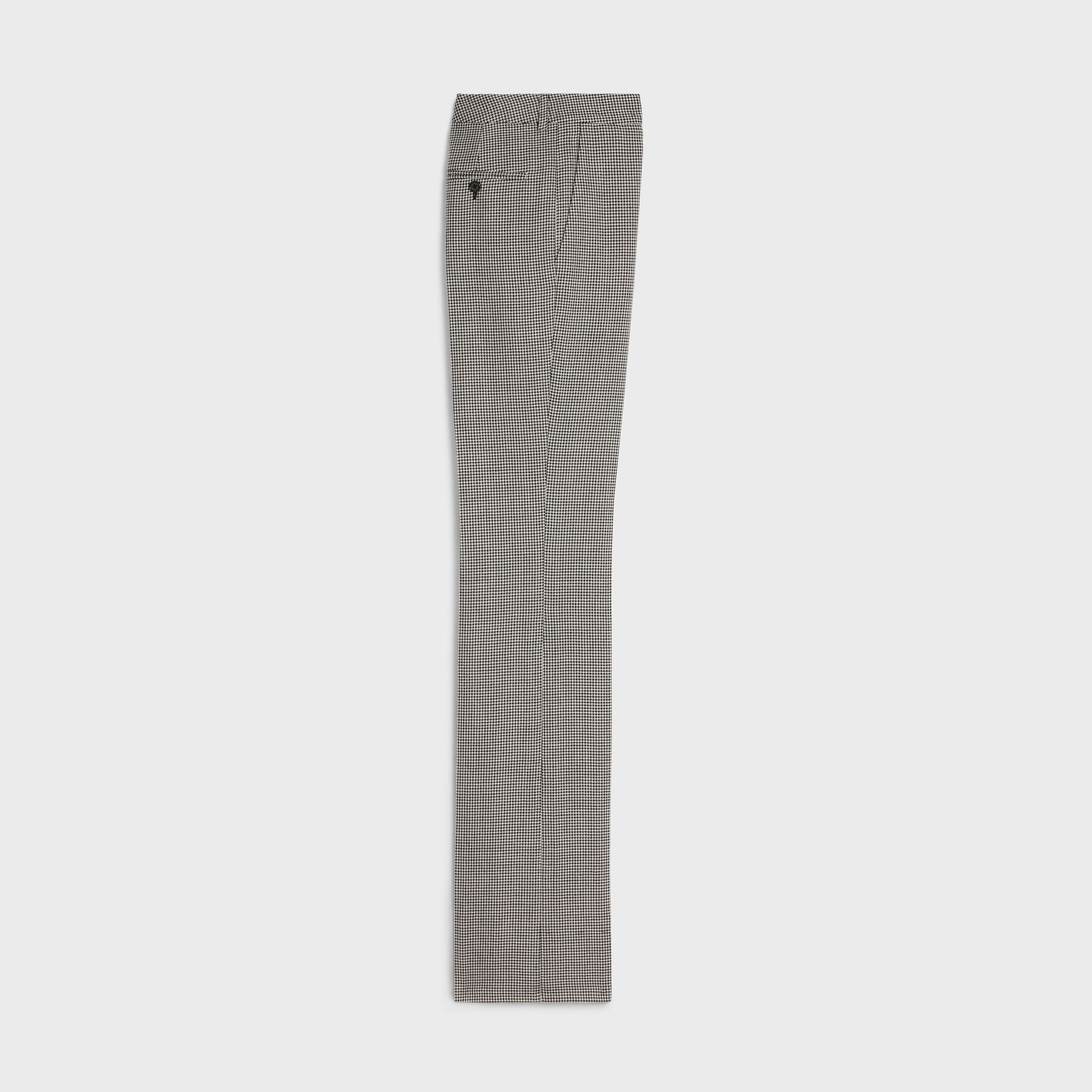Celine FLARED PANTS IN WOOL AND CASHMERE black/chalk Size US 32 / EU 48 - 2 Thumbnail