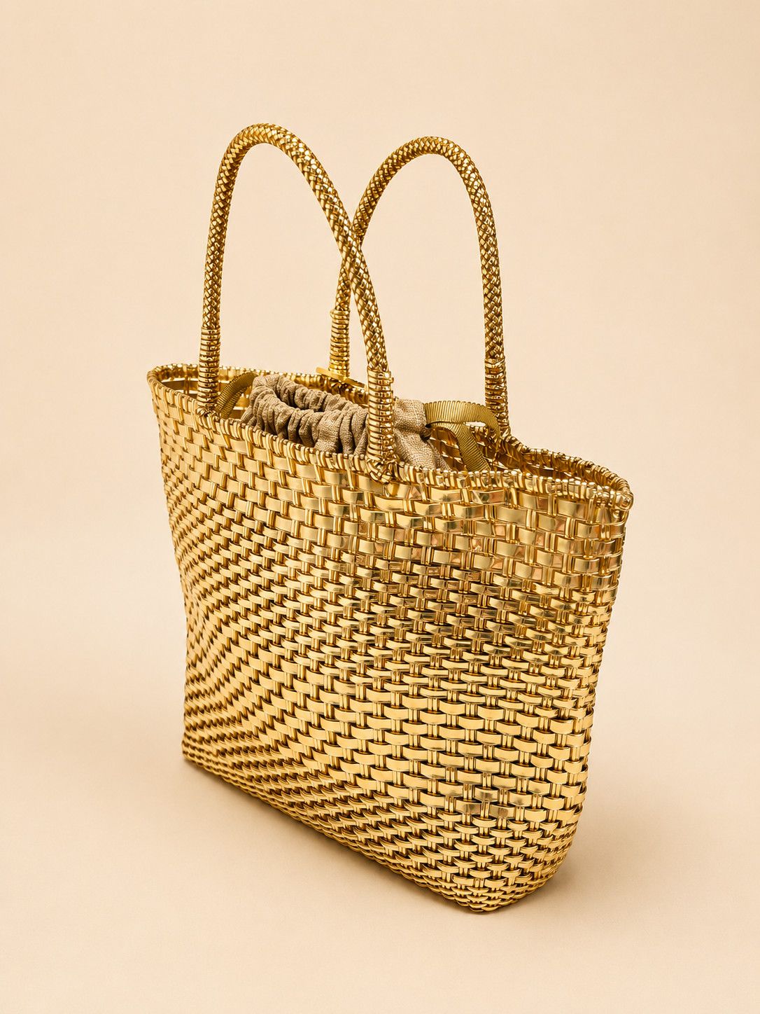 ANTEPRIMA Sac Panier Doré Size ONE SIZE - 3 Thumbnail
