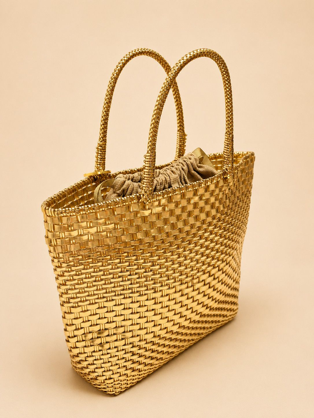 ANTEPRIMA Sac Panier Doré Size ONE SIZE - 4 Thumbnail