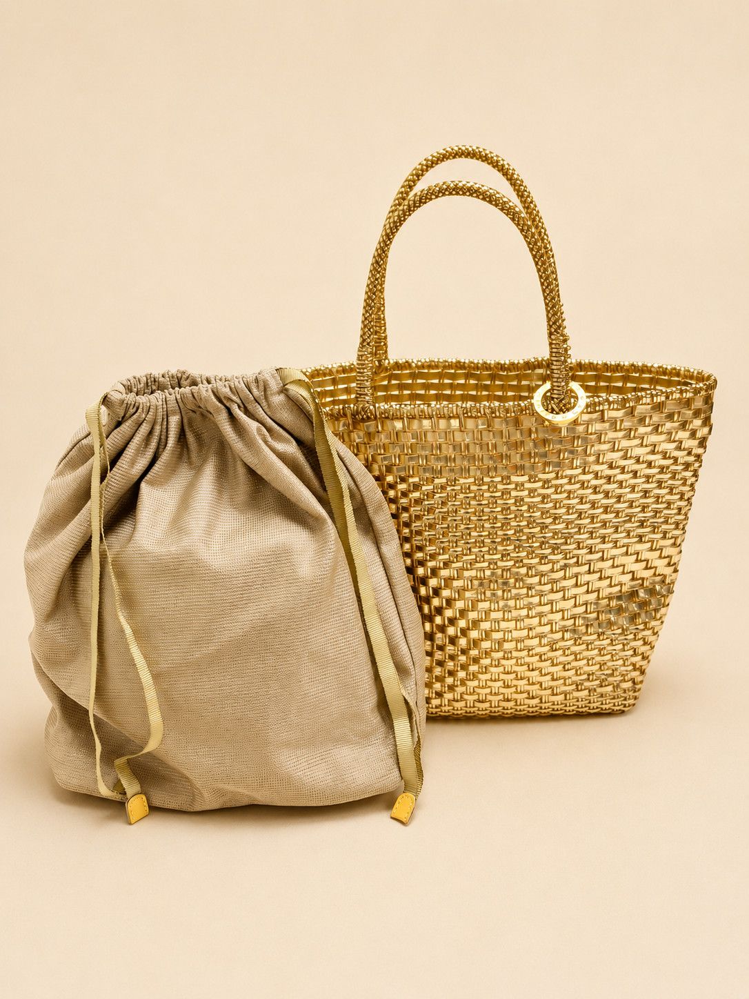 ANTEPRIMA Sac Panier Doré Size ONE SIZE - 2 Thumbnail