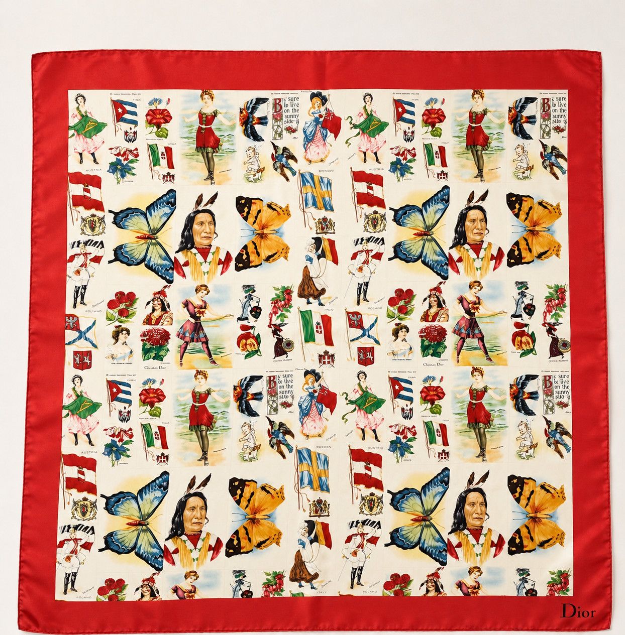 Dior Foulard Carré en soie 2002 Size ONE SIZE - 3 Thumbnail