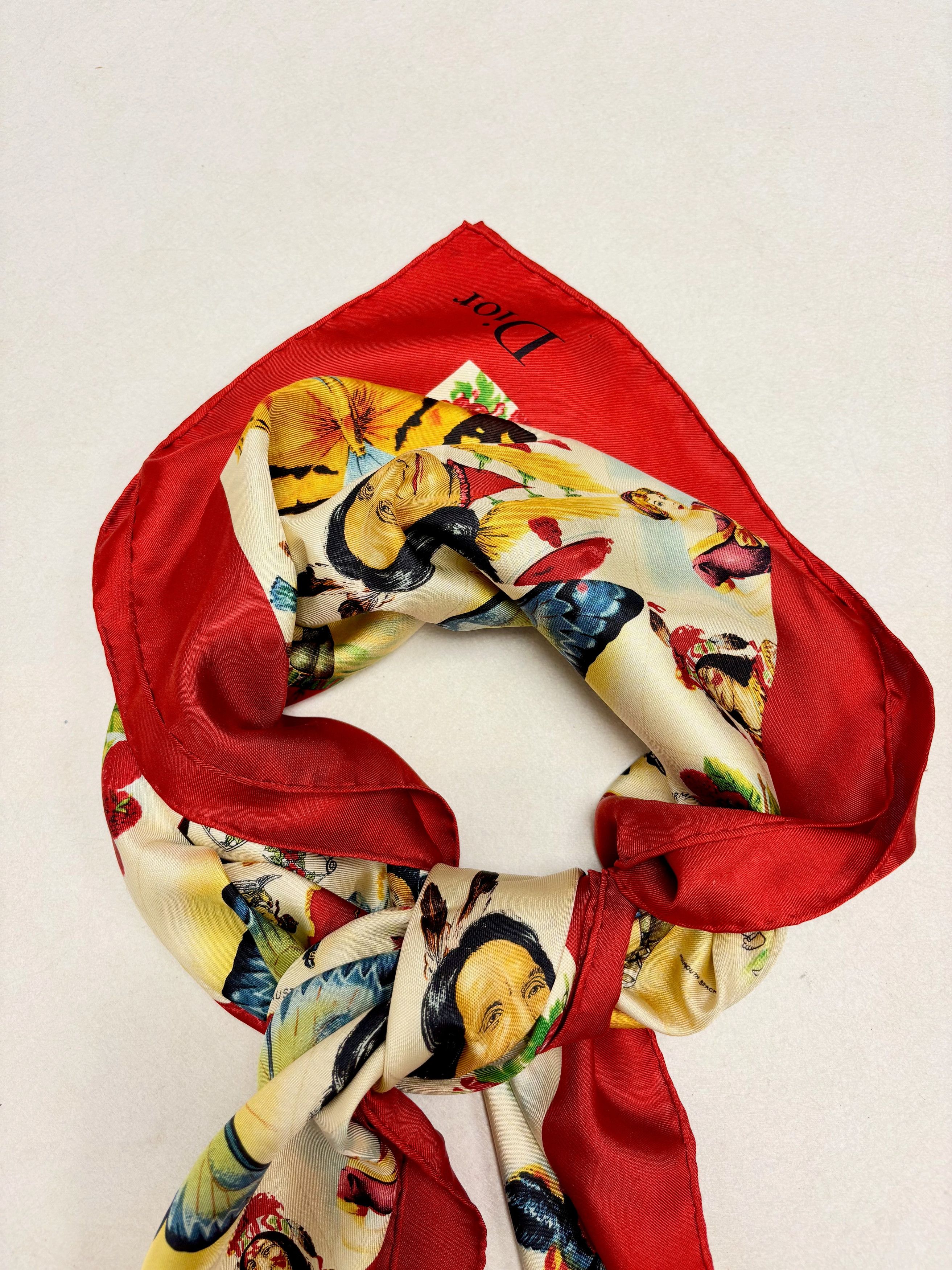 Dior Foulard Carré en soie 2002 Size ONE SIZE - 7 Thumbnail