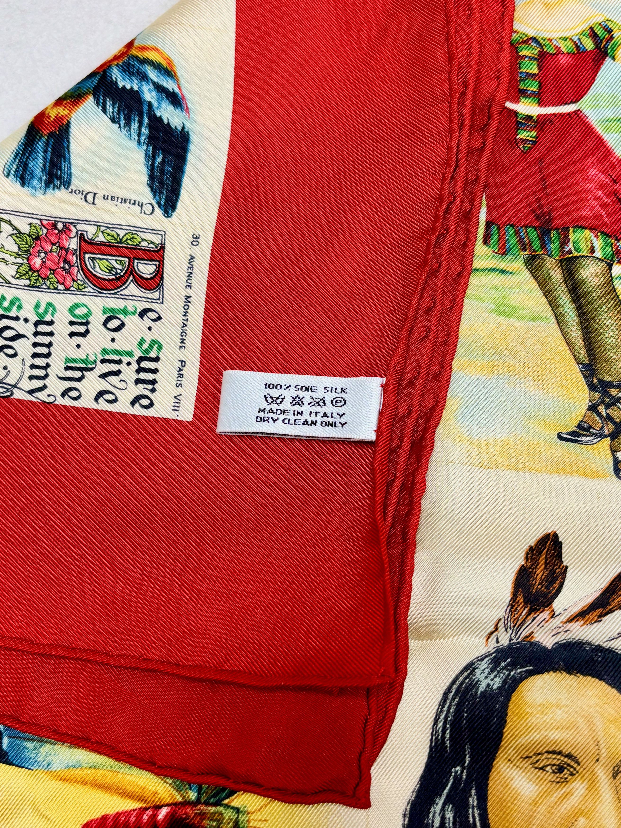 Dior Foulard Carré en soie 2002 Size ONE SIZE - 5 Thumbnail