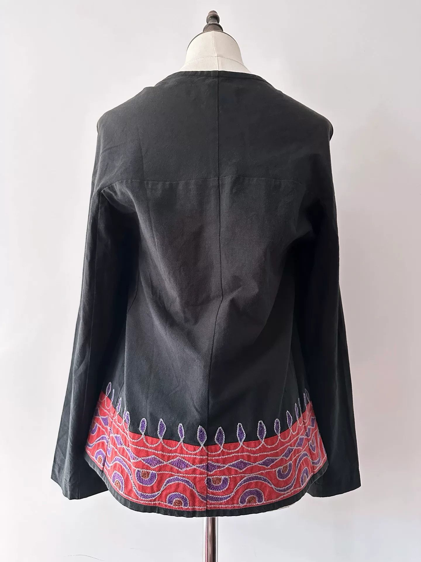 Rei Kawakubo Comme des Garçons Tricot 1996 Embroidered Top Size M / US 6-8 / IT 42-44 - 2 Thumbnail