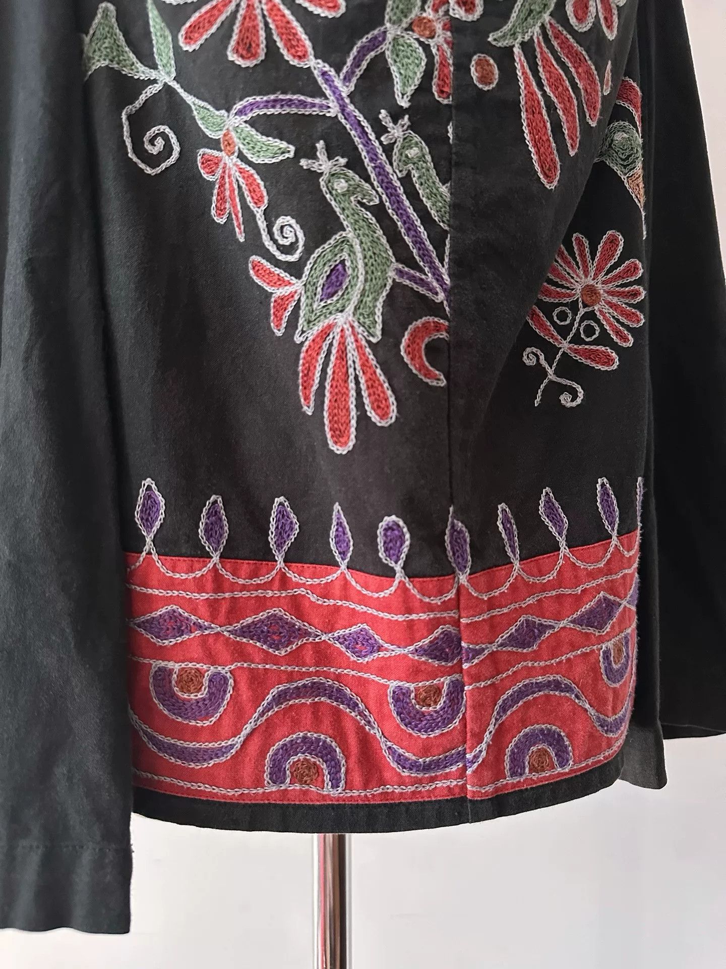 Rei Kawakubo Comme des Garçons Tricot 1996 Embroidered Top Size M / US 6-8 / IT 42-44 - 6 Thumbnail