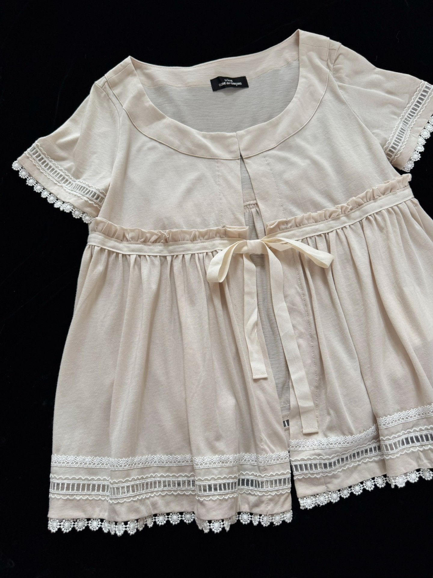 Comme des Garcons Comme des Garçons 2006 Tricot Short Sleeve Top Size M / US 6-8 / IT 42-44 - 8 Thumbnail