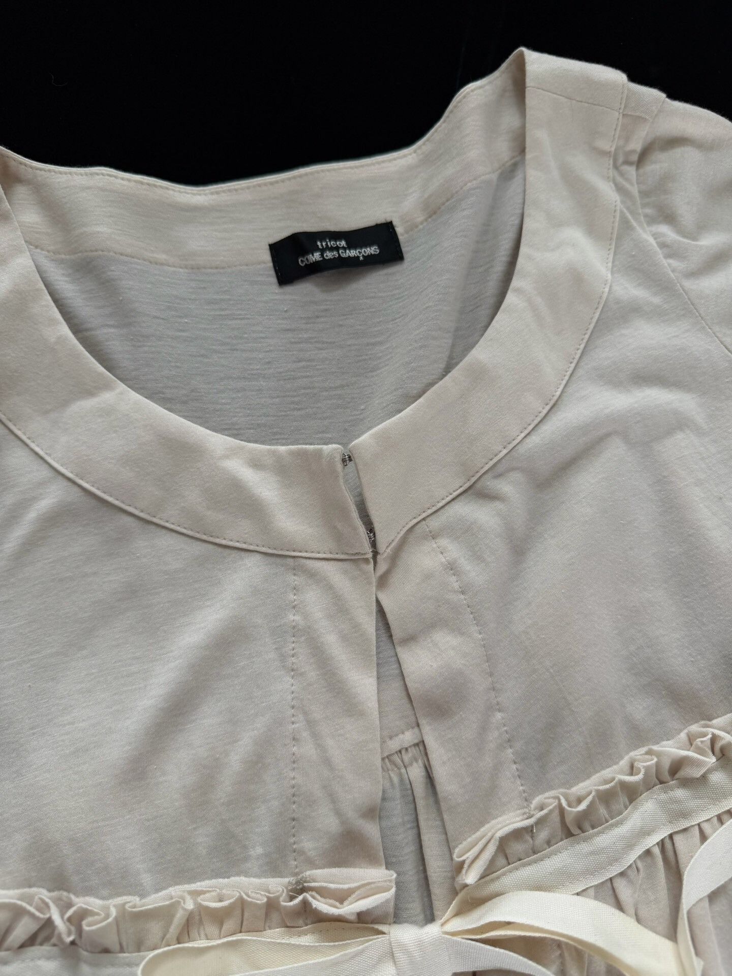 Comme des Garcons Comme des Garçons 2006 Tricot Short Sleeve Top Size M / US 6-8 / IT 42-44 - 6 Thumbnail
