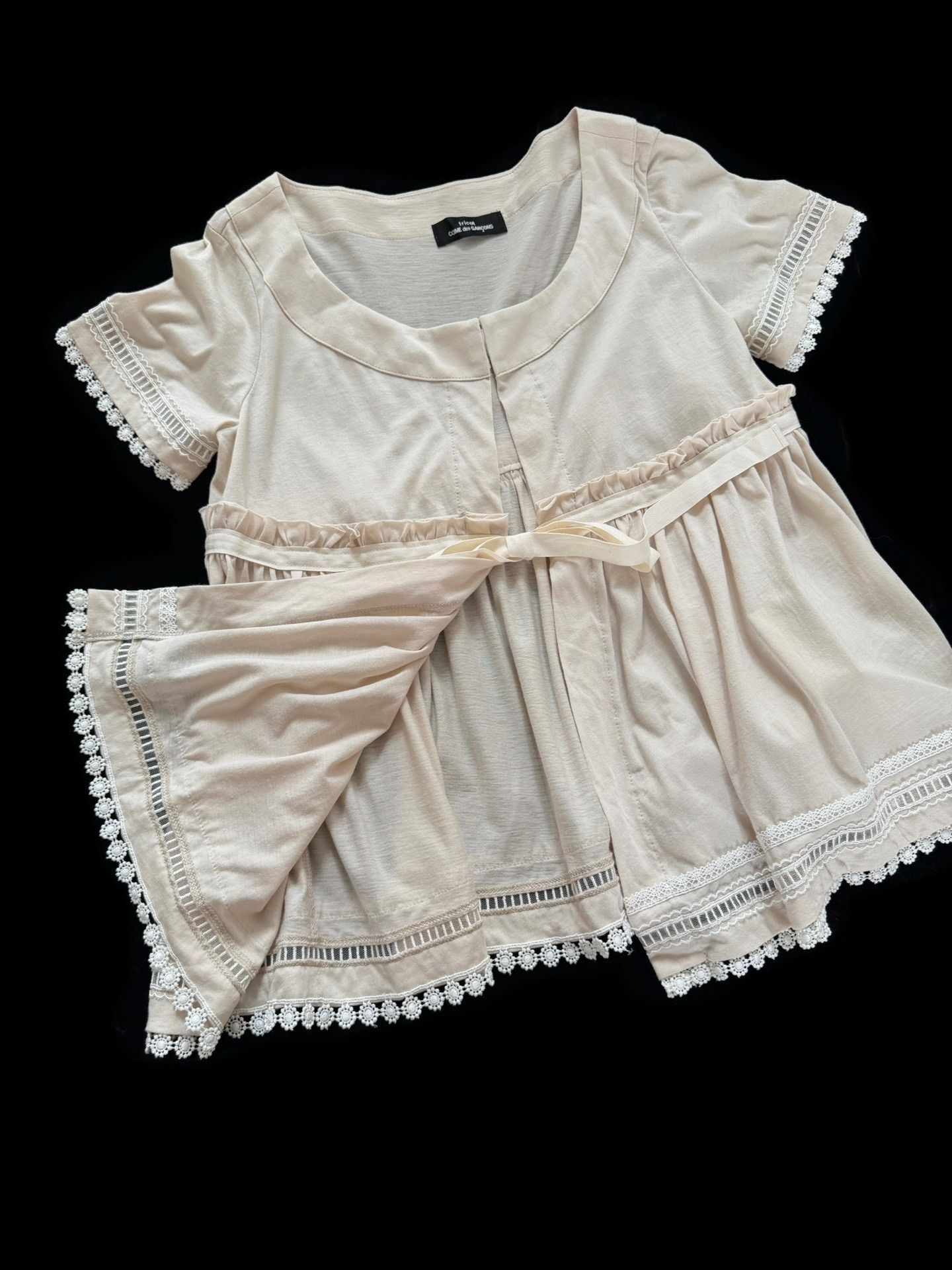 Comme des Garcons Comme des Garçons 2006 Tricot Short Sleeve Top Size M / US 6-8 / IT 42-44 - 3 Thumbnail