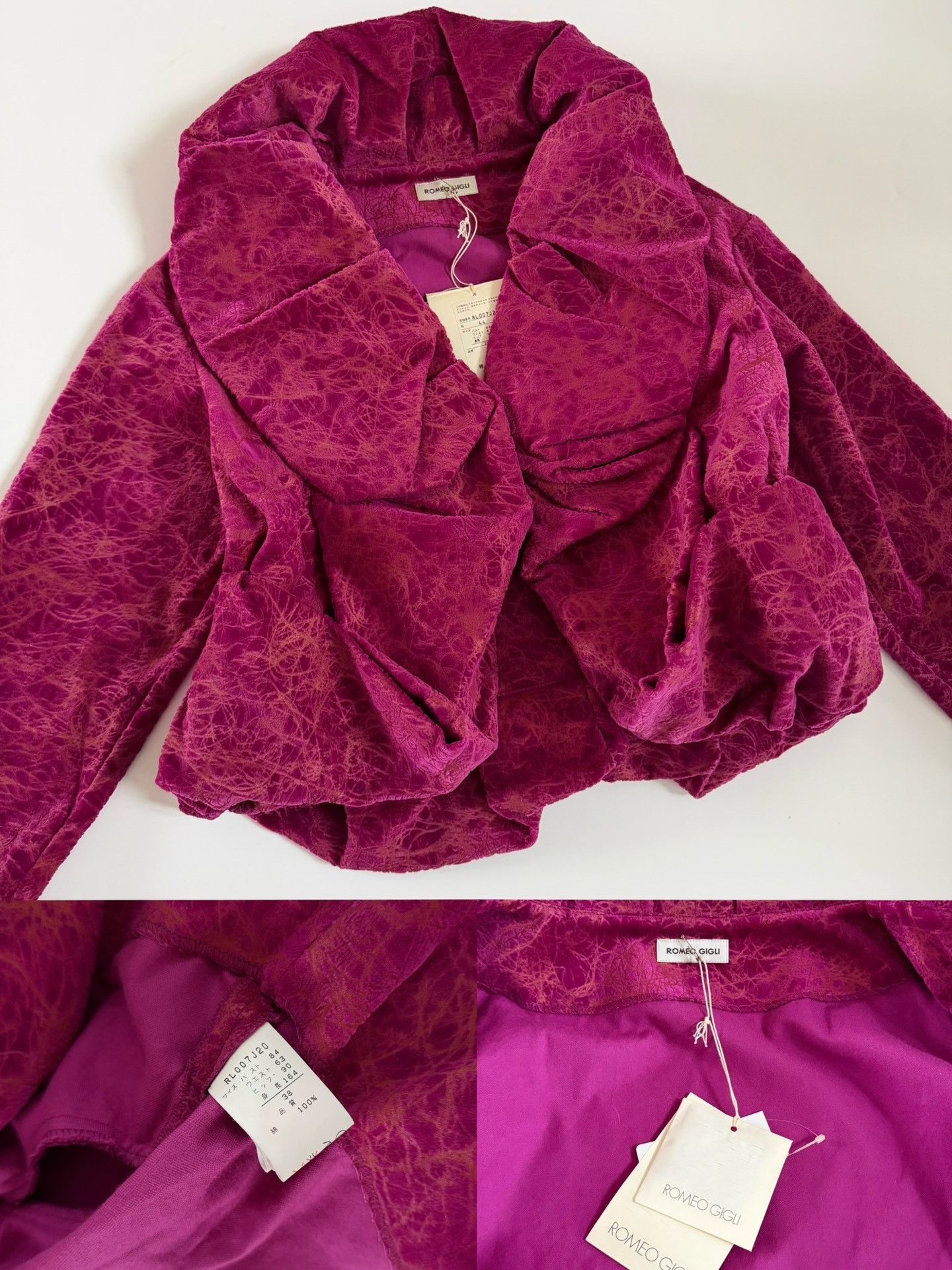 Romeo Gigli Romeo Gigli Vintage Ruffled Jacket Size M / US 6-8 / IT 42-44 - 8 Thumbnail