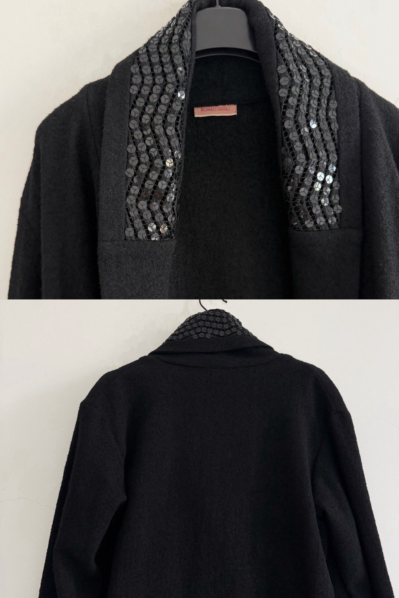 Romeo Gigli Romeo Gigli 90s Vintage Sequin Collar Top Size M / US 6-8 / IT 42-44 - 6 Thumbnail