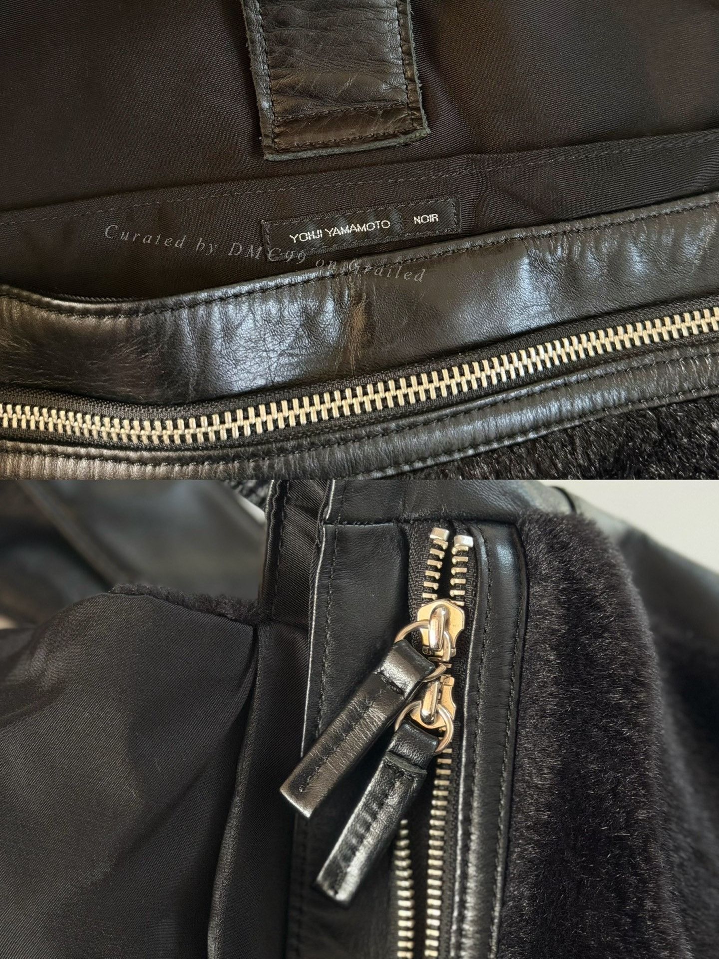 Yohji Yamamoto Yohji Yamamoto Noir Leather Fur Crossbody Size ONE SIZE - 7 Thumbnail