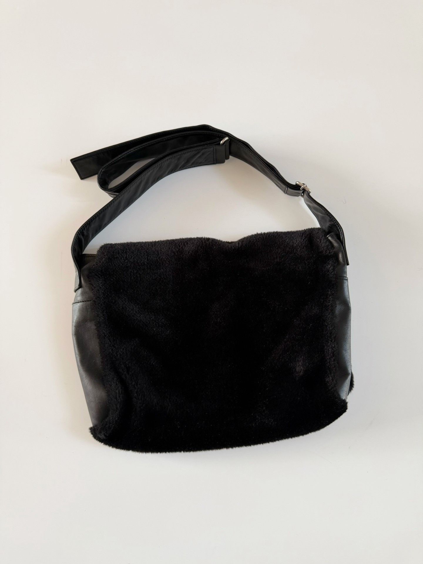 Yohji Yamamoto Yohji Yamamoto Noir Leather Fur Crossbody Size ONE SIZE - 4 Thumbnail