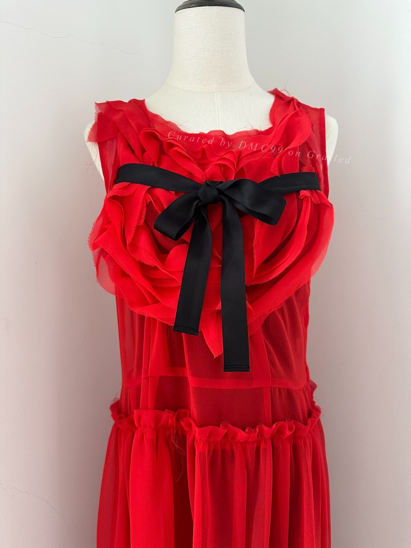 Rei Kawakubo Comme des Garçons 2001 3D Rose Dress Size M / US 6-8 / IT 42-44 - 6 Thumbnail