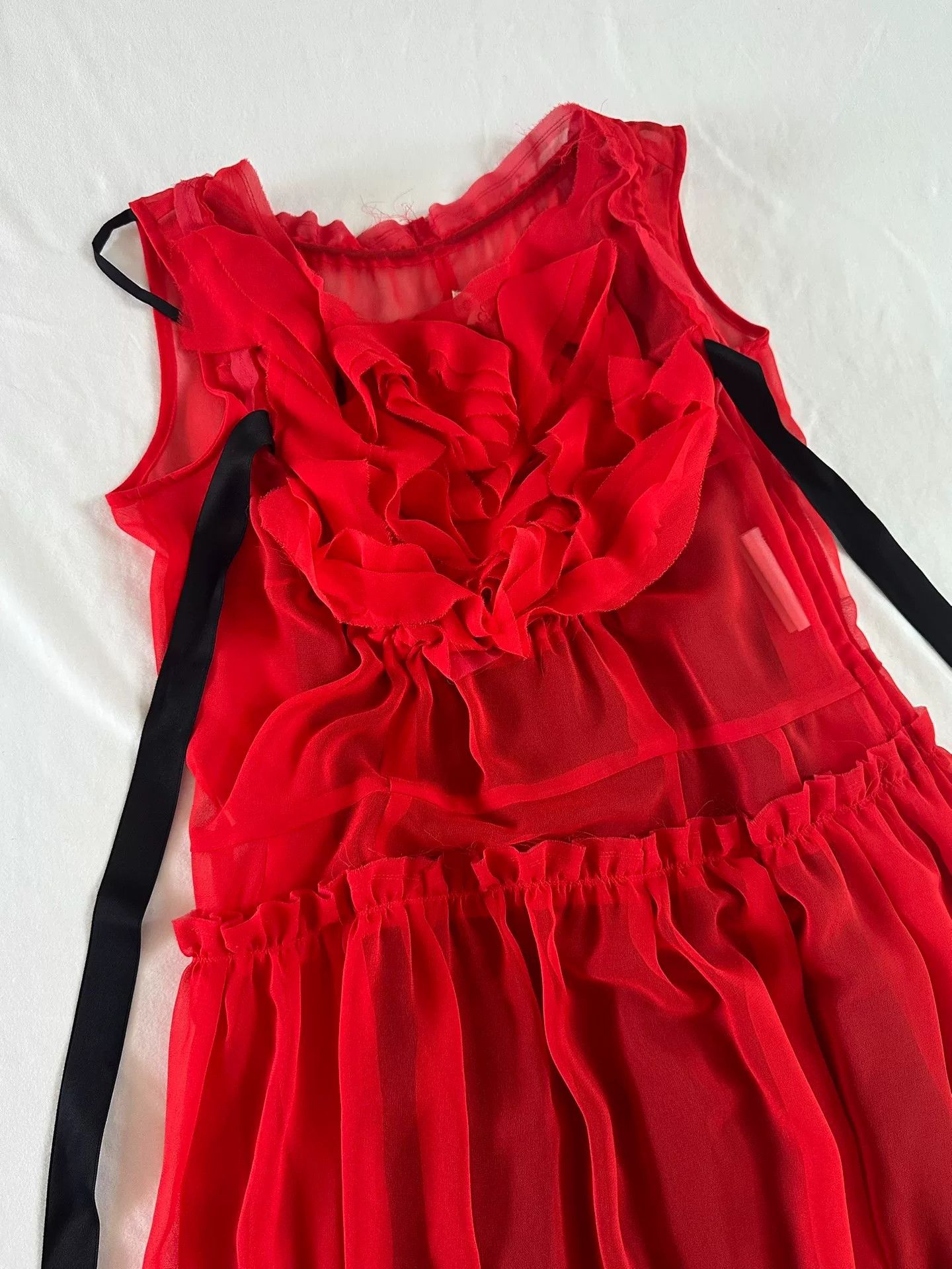 Rei Kawakubo Comme des Garçons 2001 3D Rose Dress Size M / US 6-8 / IT 42-44 - 4 Thumbnail