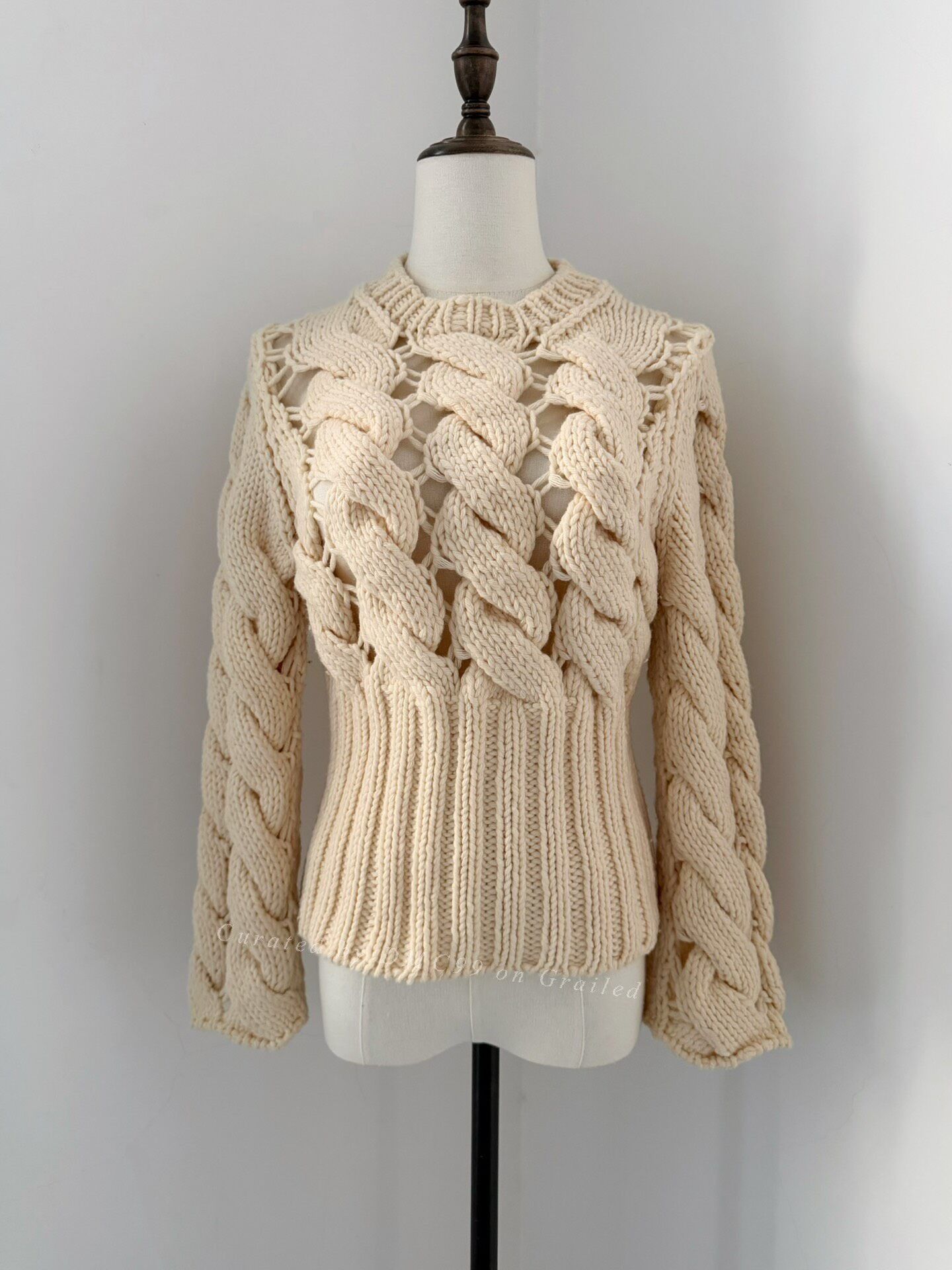 Rei Kawakubo Comme des Garçons Cable Knit Pullover Size M / US 6-8 / IT 42-44 - 7 Thumbnail