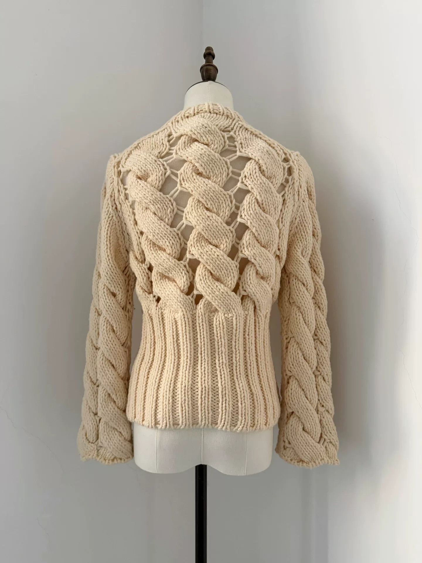 Rei Kawakubo Comme des Garçons Cable Knit Pullover Size M / US 6-8 / IT 42-44 - 8 Thumbnail