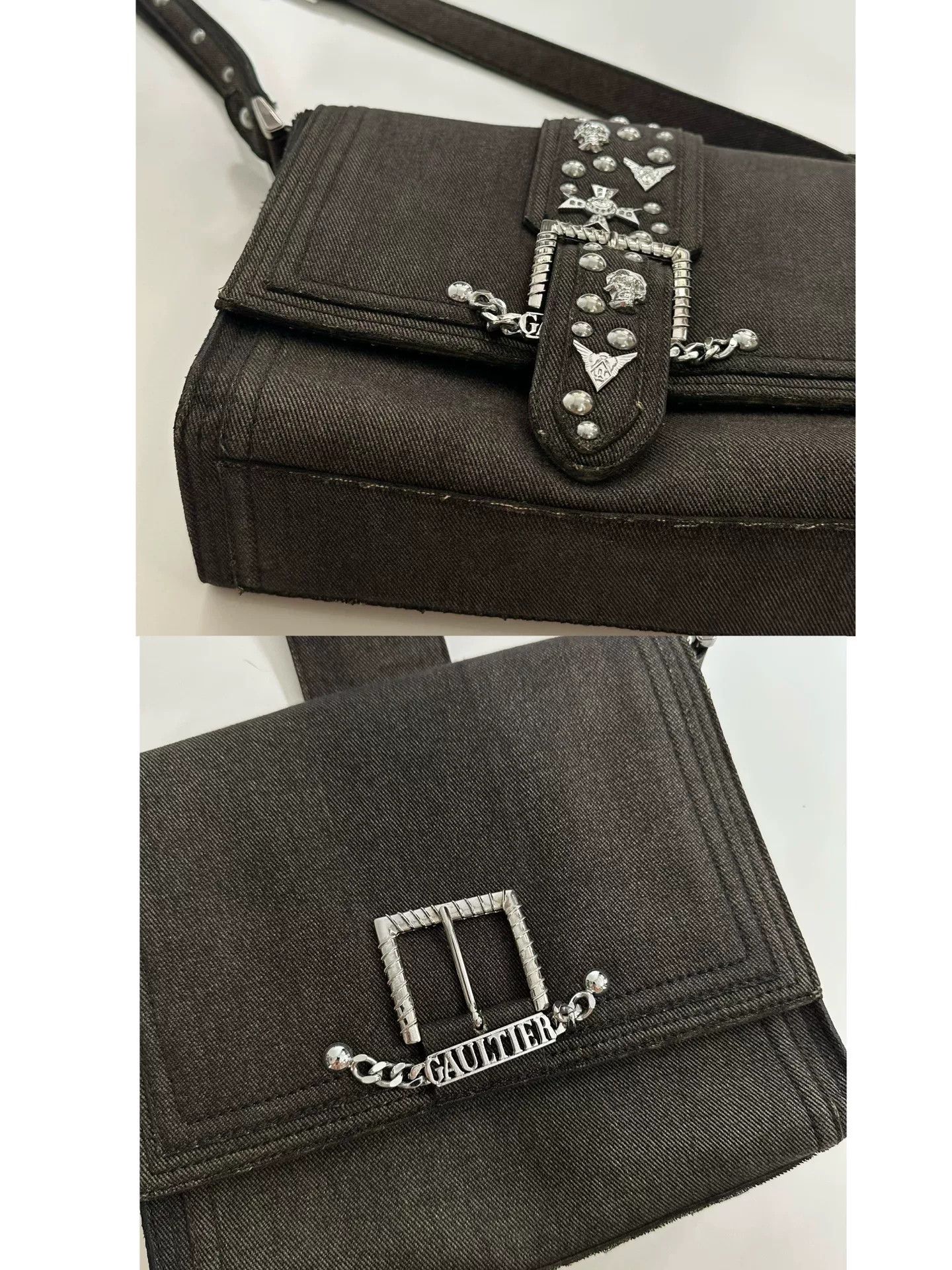 Jean Paul Gaultier Jean Paul Gaultier Vintage Buckle Shoulder Bag Size ONE SIZE - 8 Thumbnail