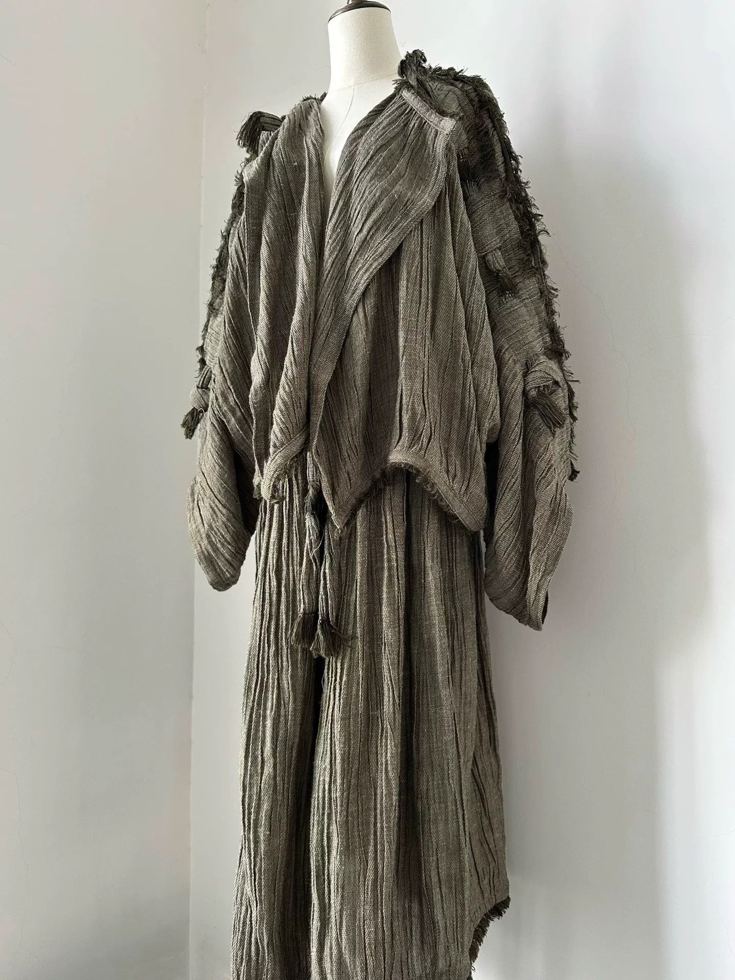 Issey Miyake Issey Miyake 1982 Runway Linen Set Size M / US 6-8 / IT 42-44 - 5 Thumbnail