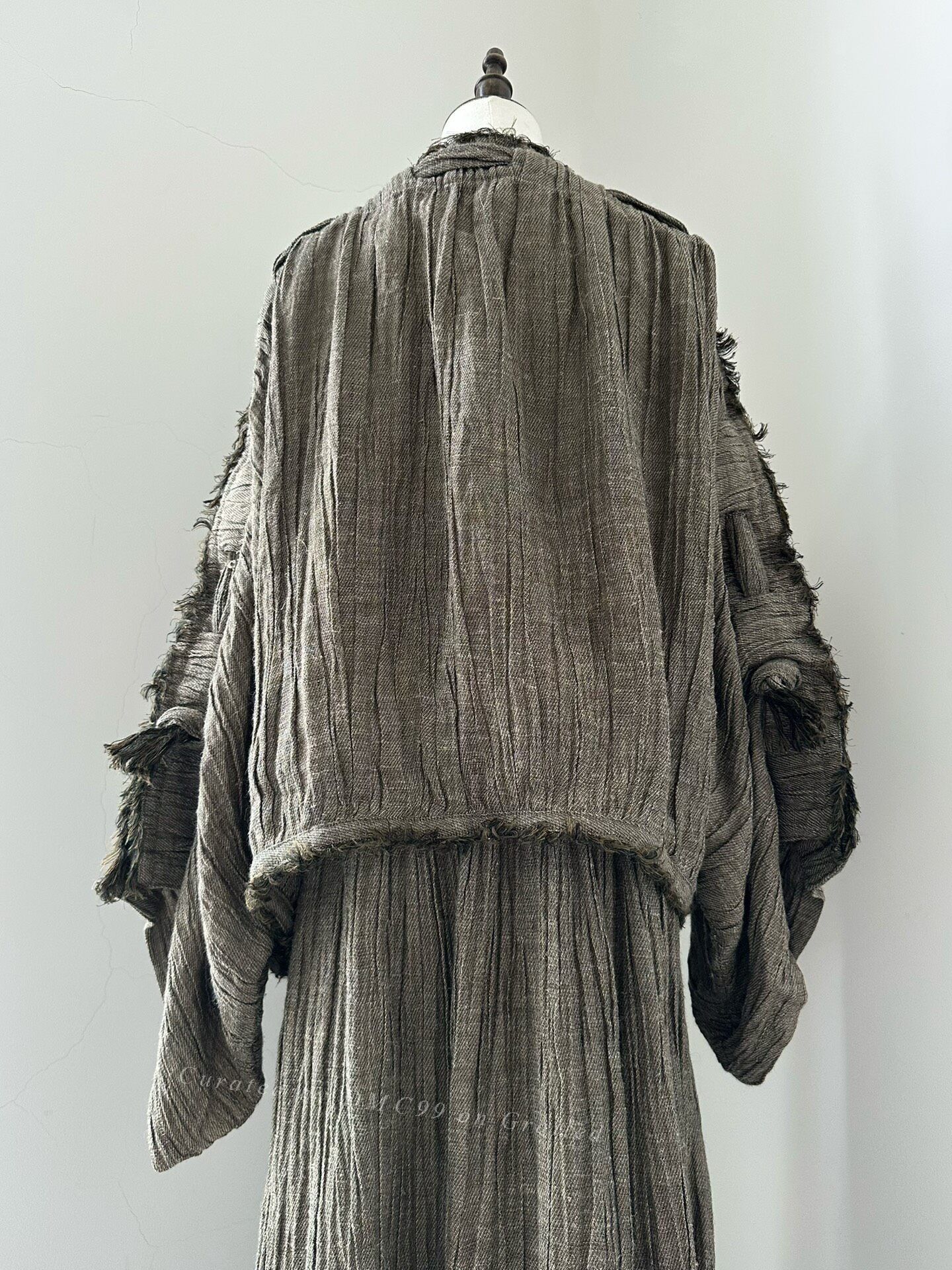Issey Miyake Issey Miyake 1982 Runway Linen Set Size M / US 6-8 / IT 42-44 - 7 Thumbnail