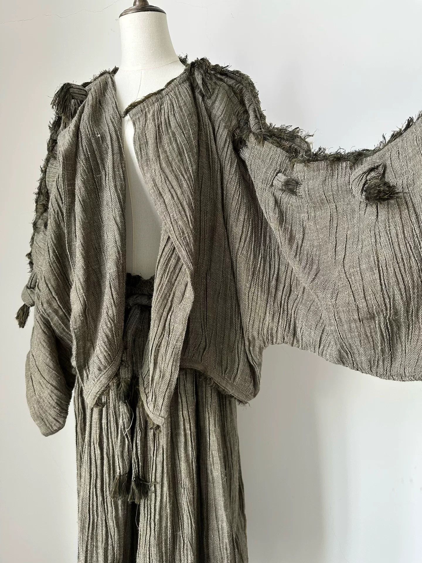 Issey Miyake Issey Miyake 1982 Runway Linen Set Size M / US 6-8 / IT 42-44 - 3 Thumbnail