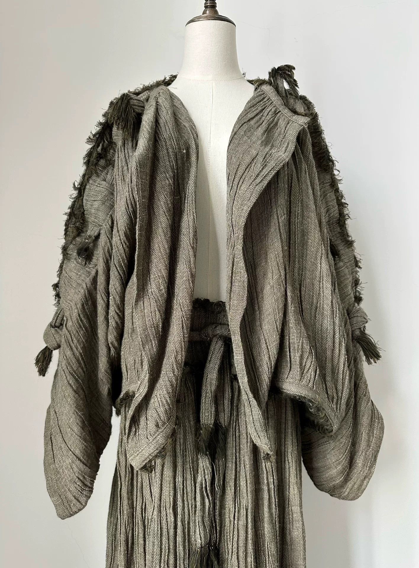 Issey Miyake Issey Miyake 1982 Runway Linen Set Size M / US 6-8 / IT 42-44 - 2 Thumbnail