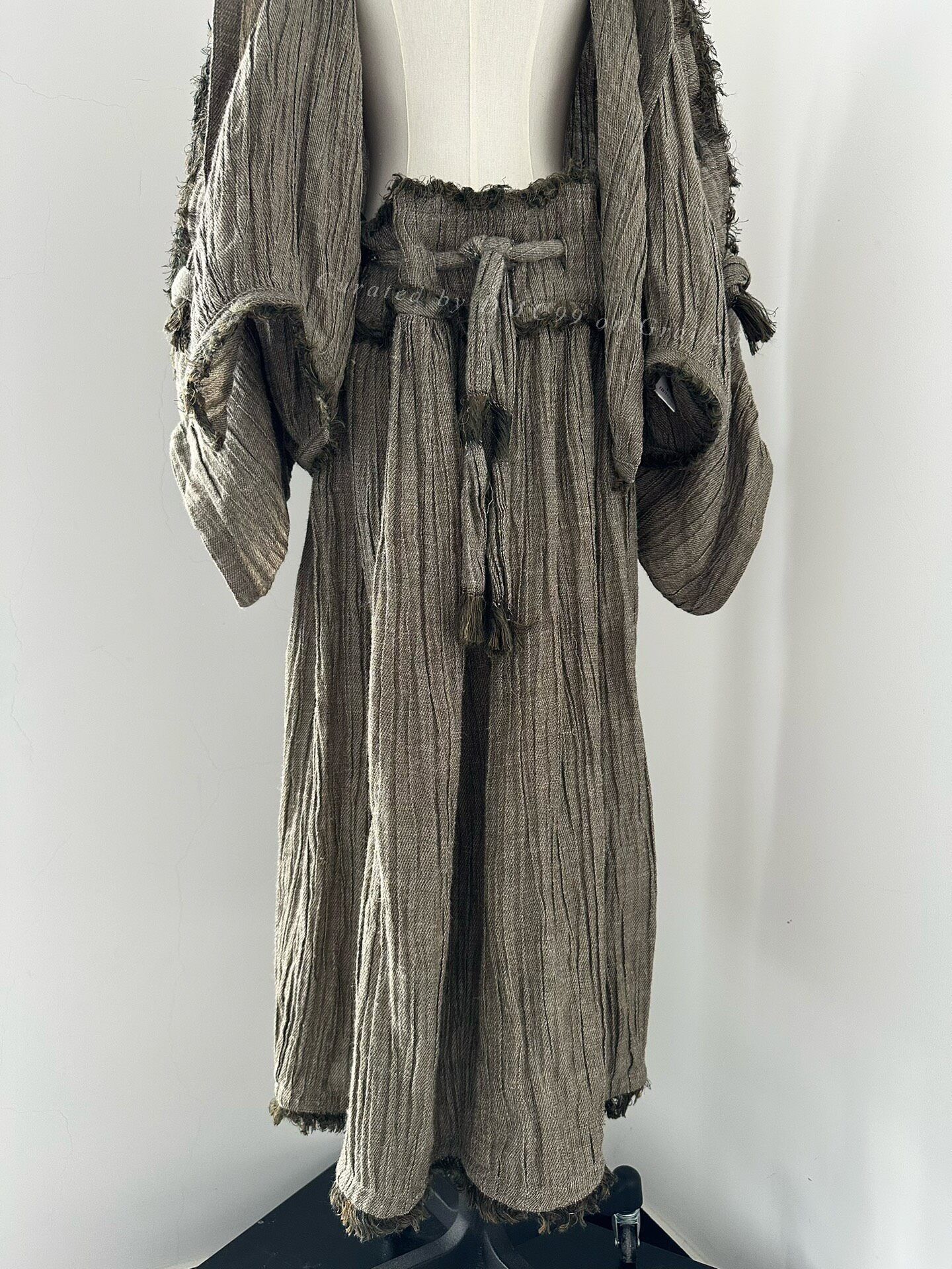 Issey Miyake Issey Miyake 1982 Runway Linen Set Size M / US 6-8 / IT 42-44 - 6 Thumbnail